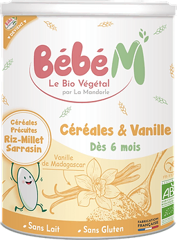 Céréales & Vanille + 6 mois Bio 400g