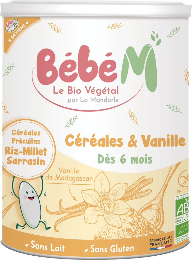 Céréales & Vanille + 6 mois Bio 400g