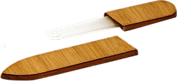 Hardened Glass File Wooden Case