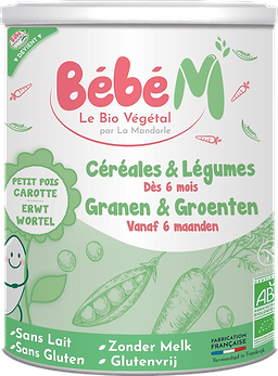 Céréales & Légumes + 6 mois  Bio 400g