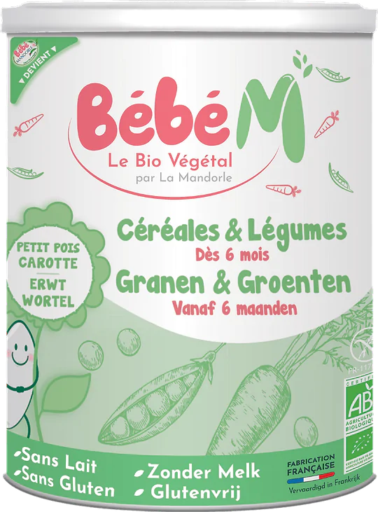 Céréales & Légumes + 6 mois  Bio 400g