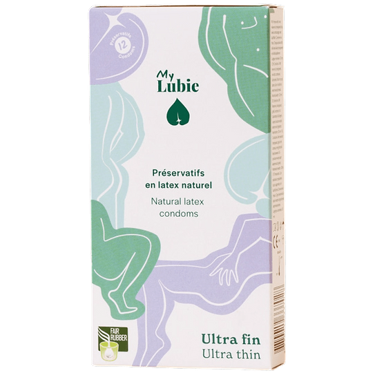 Natural Latex Ultra Fine Standard Condoms X12