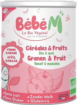 Céréale & Fruits + 6 mois Bio 400g