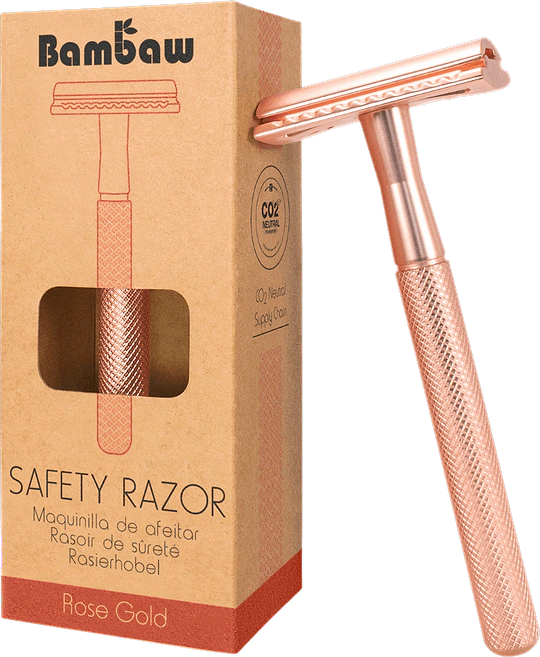 Safety razor metal pink