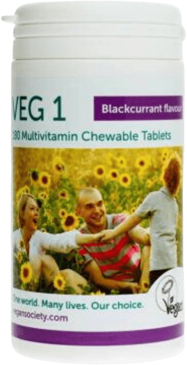 Veg1 180 Zwarte bessensmaak tabletten