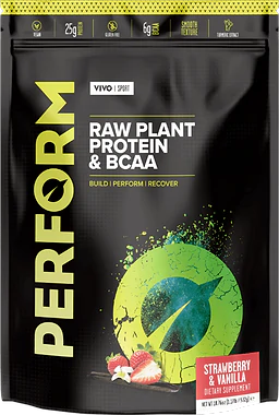 Raw Plant Protein & BCAA Strawberry & Vanilla