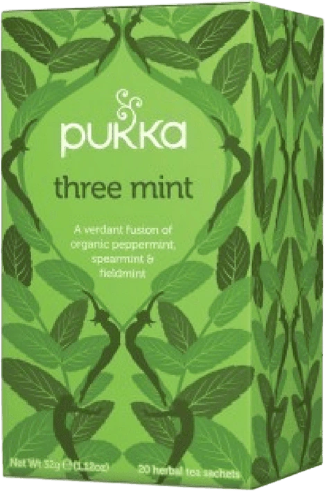 Three mint tea 20 bags Organic
