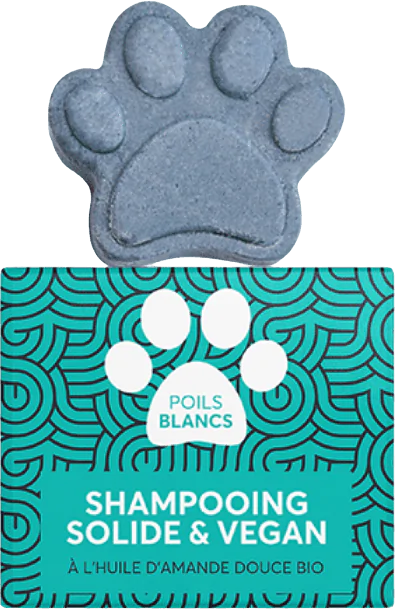 White hair solid shampoo for Dogs