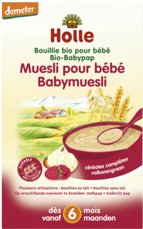 Bouillie Muesli pour Bébé + 6 mois