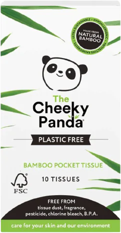 Plastic Free Bamboo Facial Tissues X8
