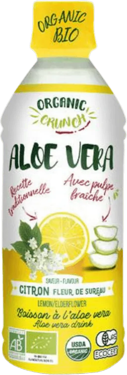 Aloe Vera Drink Lemon Elderberry