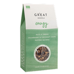 Granola Energy Seeds & Nuts Gluten Free Organic