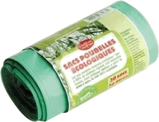 30 Sacs Poubelle Bioplastique 30L