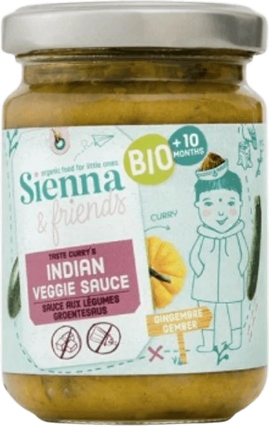 Sauce Indienne Légumes + 10 mois