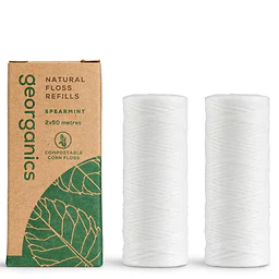 Natural Floss Refill Silk Spearmint 2*30m Organic