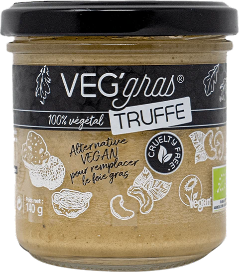 Le meilleur foie gras végétal et cru 