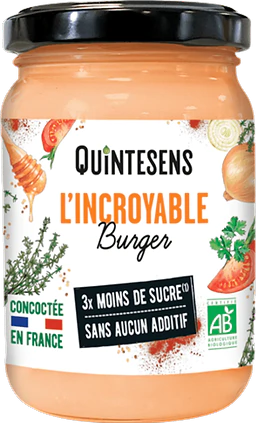 The incredible Burger sauce Organic