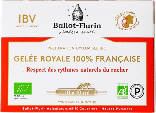 French Dynamized Royal Jelly Preparation Organic