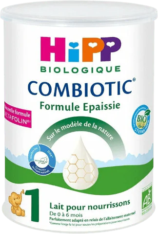 HIPP Lait Combiotic épaissie Bio 1er âge 800g
