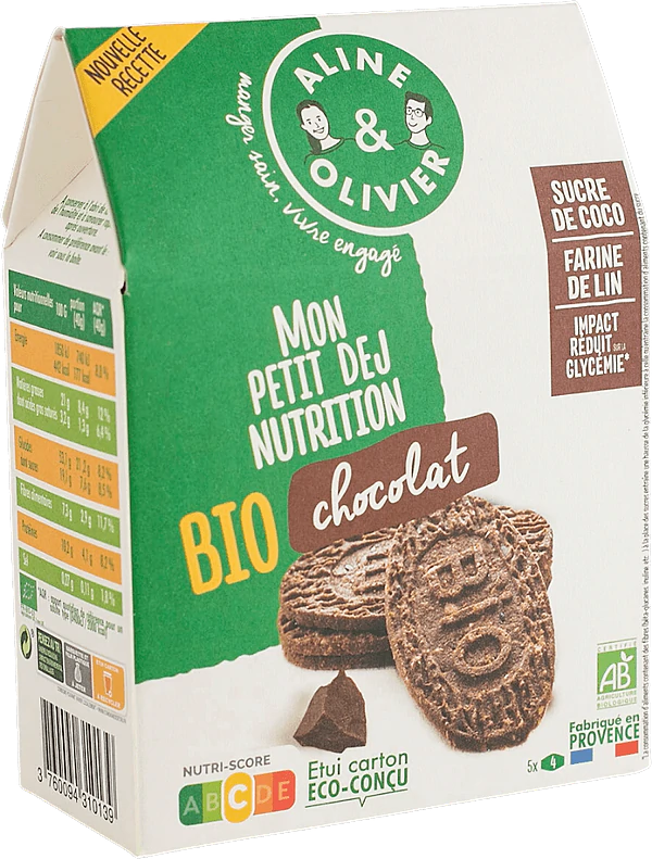 Buy chocolate cookie breakfast Aline et Olivier