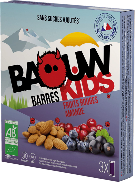Kids Bars Red Fruit Almond Organic