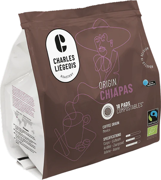 Intense Coffee Pods 16 pods Organic
