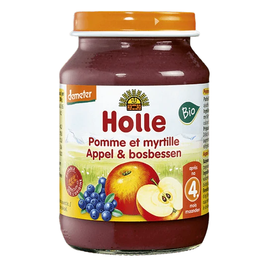 Petit Pot Bébé Pomme & Myrtille + 4 mois