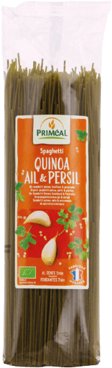 Spaghetti Wheat Quinoa Garlic Parsley