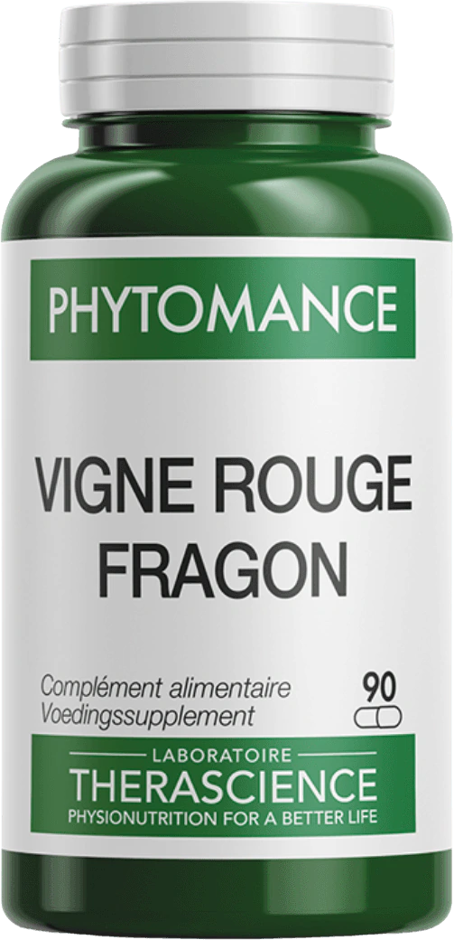 Phytomance Vigne rouge Fragon 90 Capsules