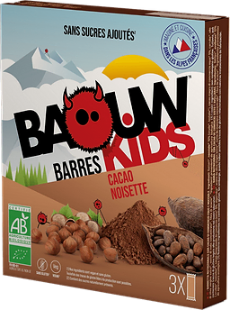 Kids Bars Cocoa Hazelnut Organic