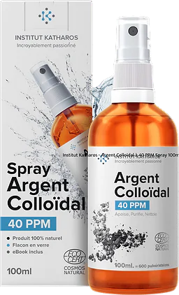Premium Colloidal Silver Spray 40 PPM 100mL