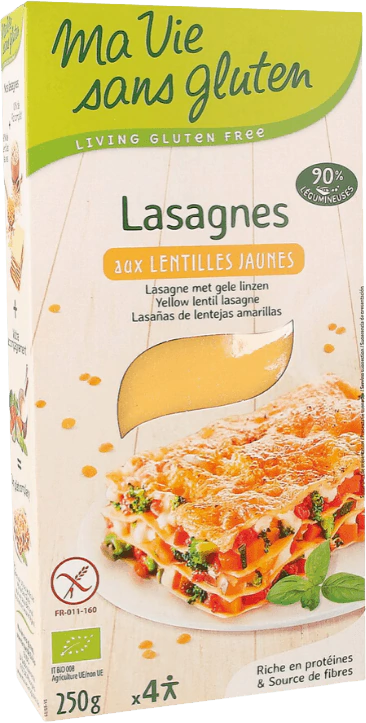 Lasagne Lentilles Jaunes