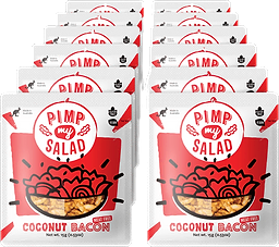 Pack 12 single serve Coconut Bacon substitut Best Before : 03/09/2022