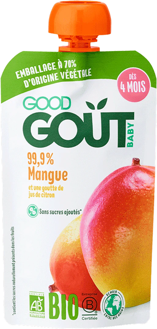 Gourde Mangue + 4 mois