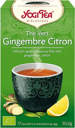 Acheter Yogi Tea Thé Vert gingembre citronelle