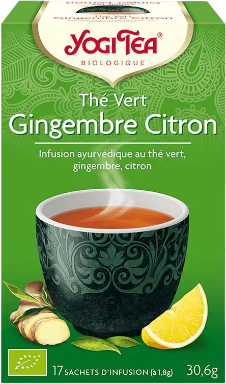 Green Tea Ginger Lemon Infusion 17 bags