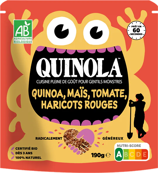 Quinoa Enfants Maïs Tomate Haricots rouge