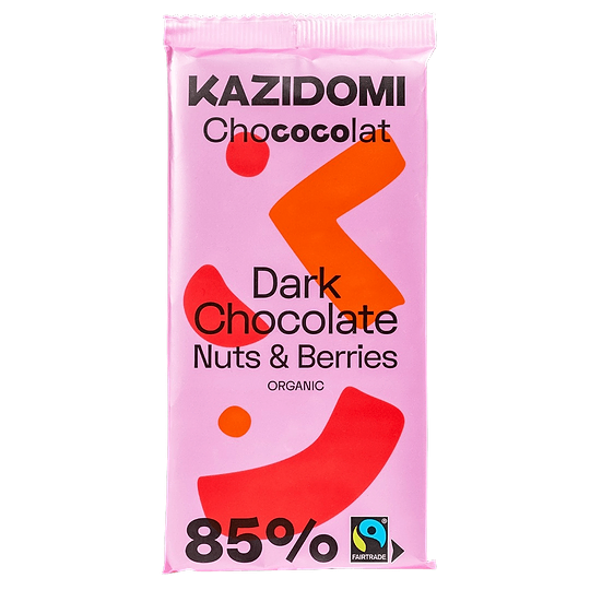 85% Dark Chocolate Walnut & Berries Organic