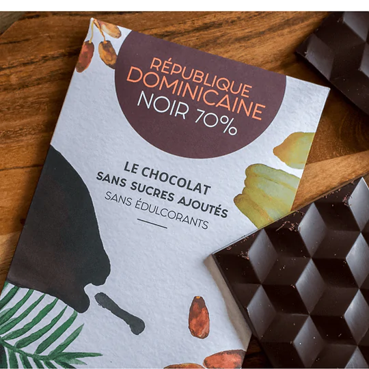 Zwarte Chocolade 70% Zonder Toegevoegde Suiker