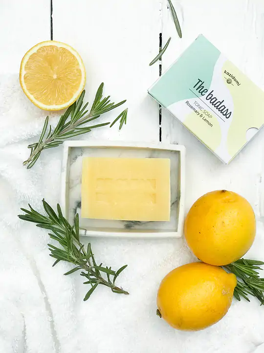 Cold Saponified Invigorating Soap Rosemary & Lemon