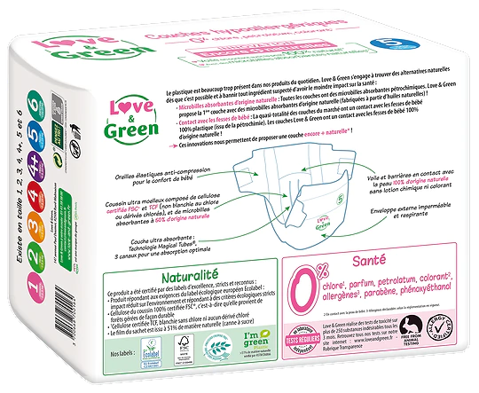 40 Hypoallergenic Diapers S5 12 to 25kg