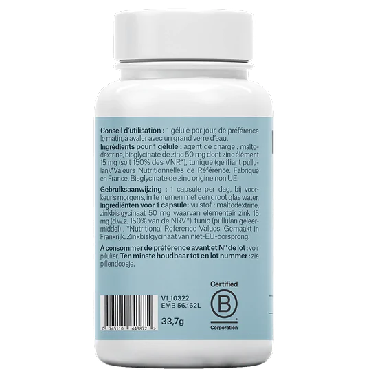 Zinc Bisglycinate 90 capsules