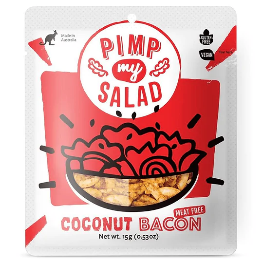 Pack 12 single serve Coconut Bacon substitut Best Before : 03/09/2022
