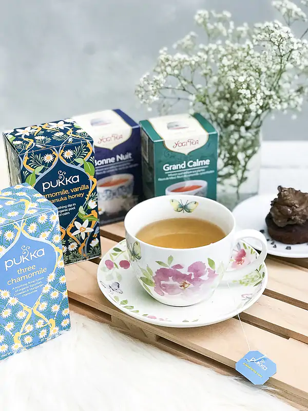 Infusion Menthe Verte, Camomille, Lavande | Tisane Apaisante, Relaxante Et Sommeil | Boite Vrac 60g