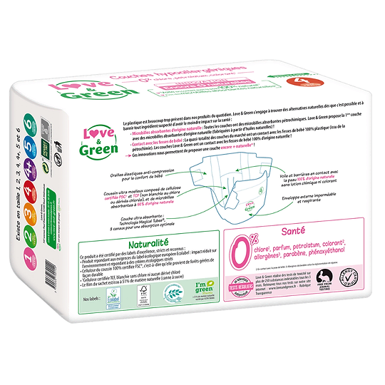 46 Hypoallergenic Diapers S4 7 to 14kg