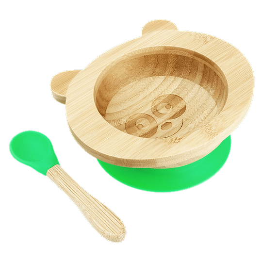Bamboo & Silicone Baby Meal Set