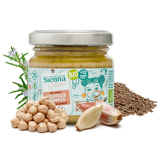 Hummus Cumin & Rosemary + 12 months Organic