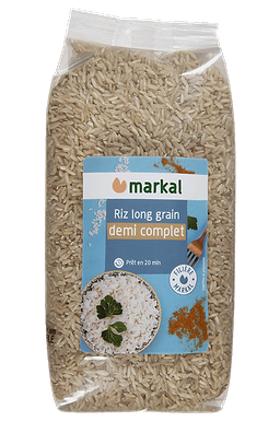 Semi-Complete Long Grain Rice Organic