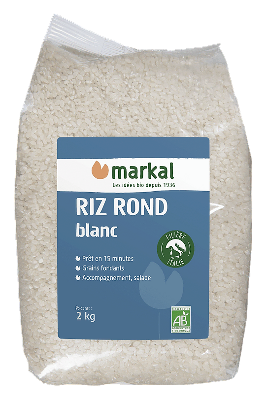 White Round Rice Organic
