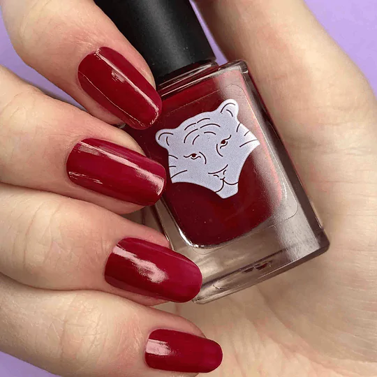 Nail Lacquer Burgundy Red 207